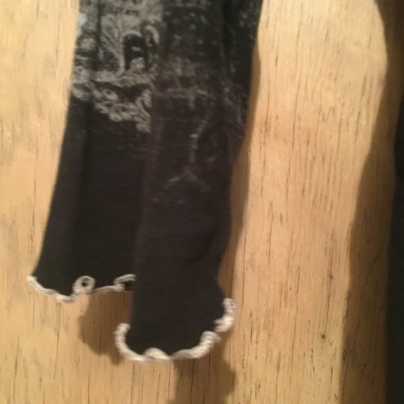 Y2K graphic lettuce hem tee - Picture 5 of 7